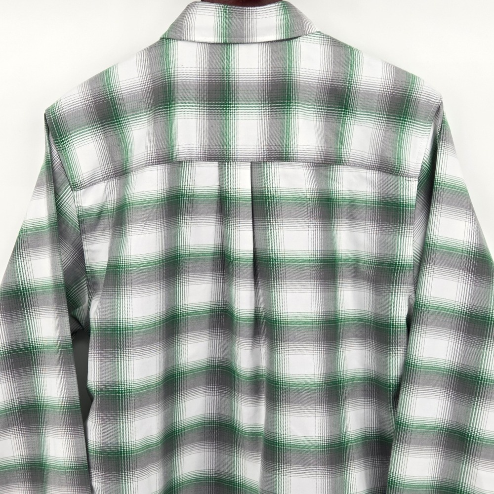Dixxon Slopes Green Flannel Button Long Sleeve Limited Shirt Mens Large NWT - Picture 6 of 14